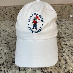 🚀 124th US Open Pinehurst Ahead Lightweight Classic Fit Golf Hat White Ball Cap